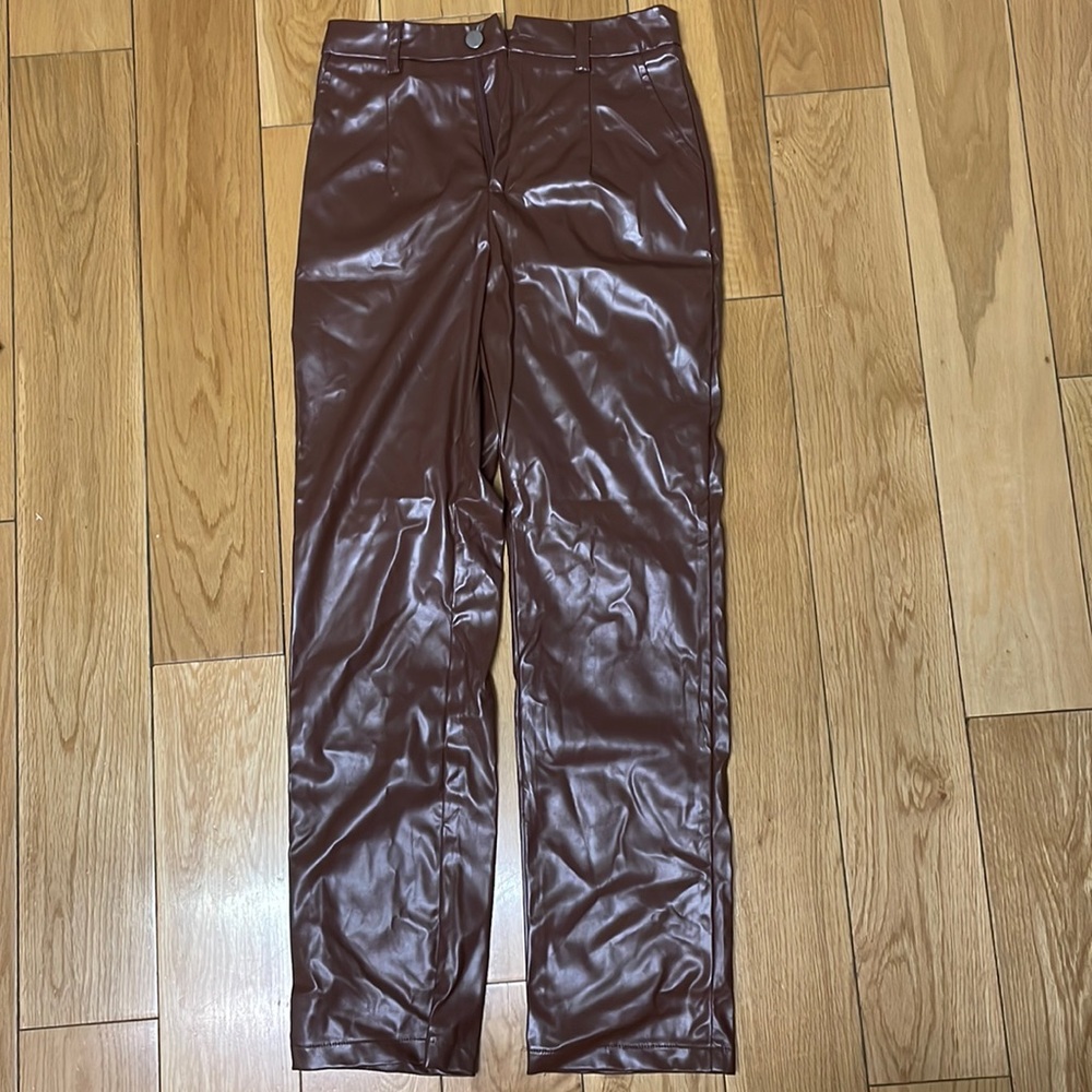 Princess Polly LOVE LIES PANTS BROWN size 4